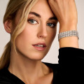 25.90 carats bracelet rivière en or jaune avec diamants