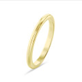 Alliance jonc parisien de 2.00 mm en or jaune