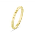 Alliance demi-jonc de 2.00 mm en or jaune