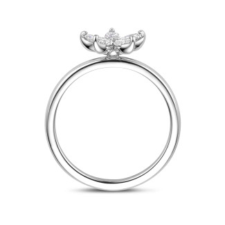 Bagues - Bague Fleur aux Pétales en Diamants Marquise
