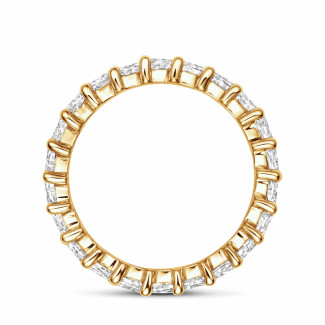 Mariage - 1.75 carat Bague éternité avec diamants marquis en or blanc