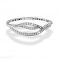 3.32 carat bracelet design en platine avec diamants