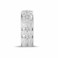 1.70 carat alliance (tour complet) en platine avec trois lignes de diamants ronds