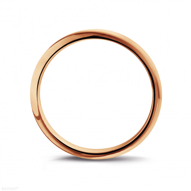 Alliance jonc parisien de 5.00 mm en or rouge
