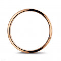 Alliance demi-jonc de 4.00 mm en or rouge
