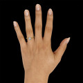 設計系列 0.50 克拉八爪黃金鑽石戒指