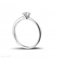 設計系列 0.25克拉八爪鉑金鑽石戒指