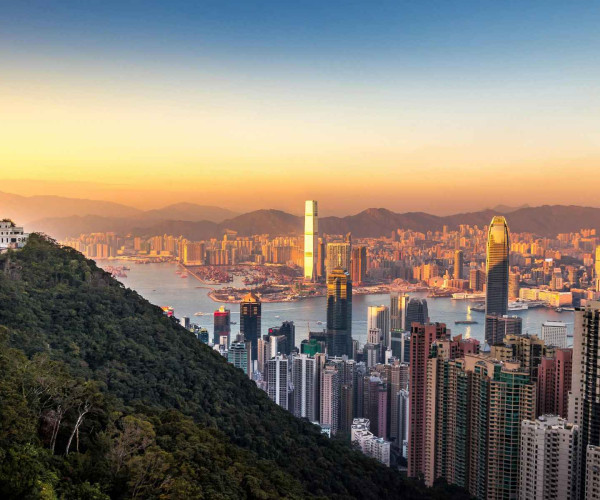 skyline Hong Kong visual Baunat