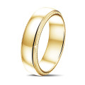 黃金戒指 寬度為6.00毫米，Milgrain紋邊