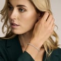 Bracciale tennis con diamanti da 5,20 carati in oro rosso