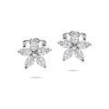 Orecchini Flowers con petali di diamanti taglio marquise