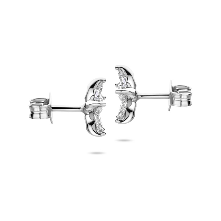 Orecchini Flowers con petali di diamanti taglio marquise