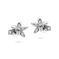 Orecchini Flowers con petali di diamanti taglio marquise