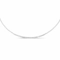 Collana con diamante fine da 0,30 carati in platino