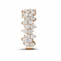 Anello eternity con diamanti da 1,20 carati in oro rosso