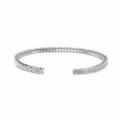 Bracciale con diamanti da 0,80 carati in oro bianco