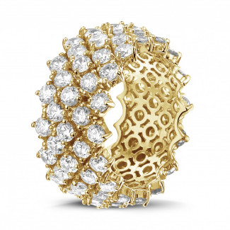 Anelli - Anello in oro giallo con design a coda di pesce