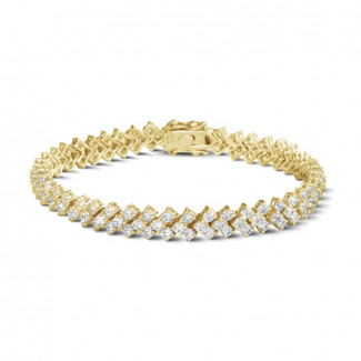 Bracciale da 9,50 carati in oro giallo con design a coda di pesce