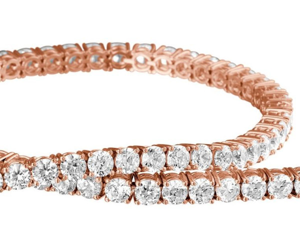 ダイヤモンドジュエリーを購入する：ピンクゴールドを選択する