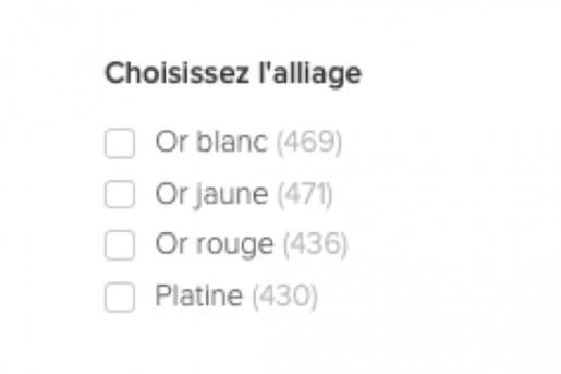 Filtre 6 : l’alliage 