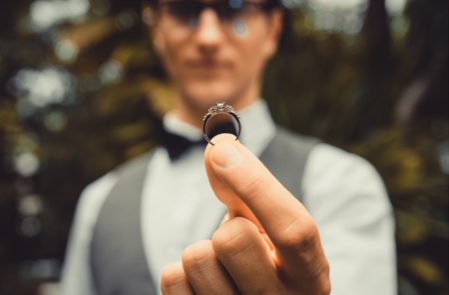 Verlobungsring Vintage Style - Ein Verlobungsring im alten Stil, neu mit antiker Optik