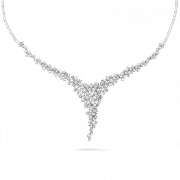 Collar de diamantes de BAUNAT para usar en tu boda