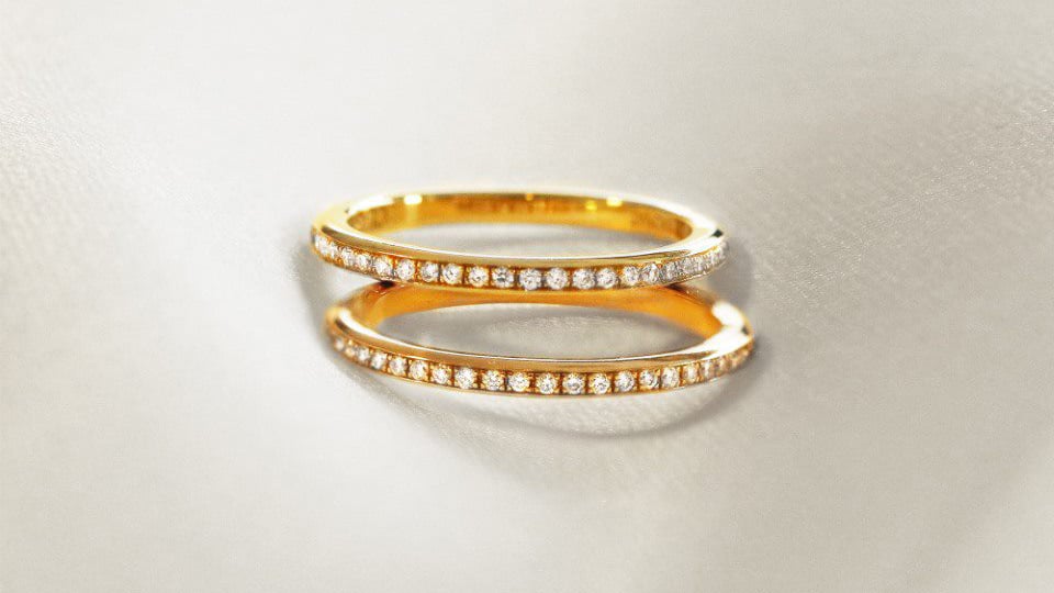 anillo de compromiso fino y elegante para tu pareja - BAUNAT