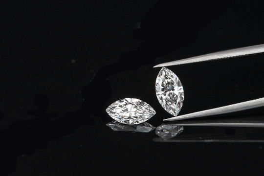 Diamant im Marquise Schliff, z.B. für ein Armband - Diamant für ein Marquise Armband