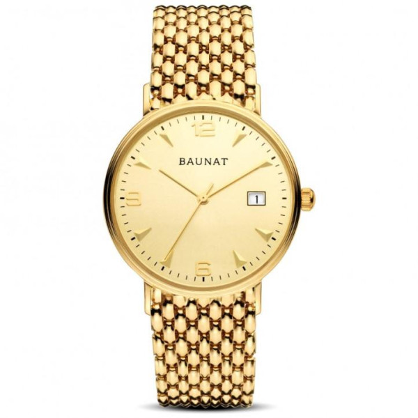 18K黄金石英表。 BAUNAT - BAUNAT协助您选择手表