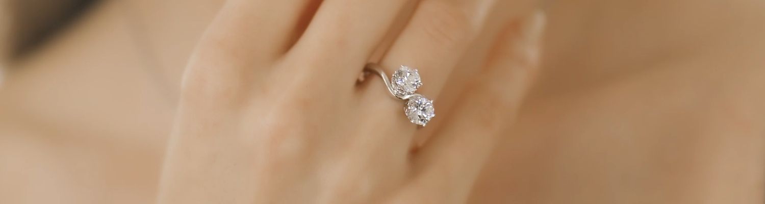 Verlobungsringe mit „Doppeldiamant“