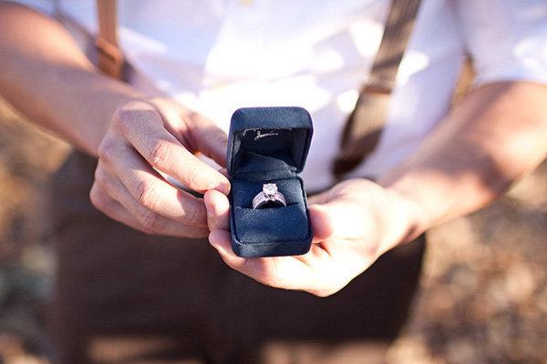 La propuesta perfecta, con anillo de diamantes incluido