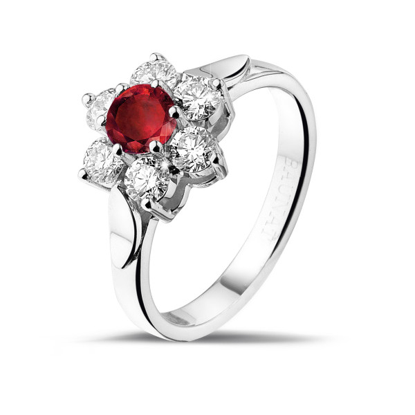 Engagement ring red