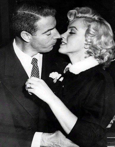 Marilyn Monroe en Joe DiMaggio uiten hun liefde en waardering voor elkaar