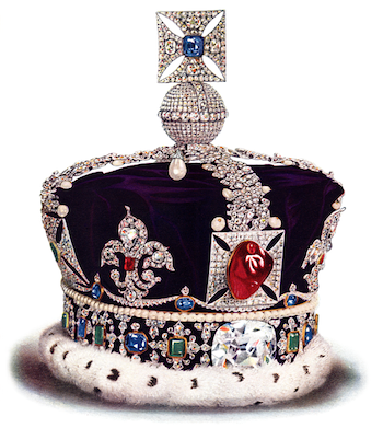 le célèbre diamant Cullinan résidant dans la couronne d'État impériale britannique