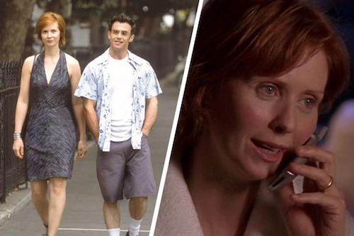 Miranda Hobbes et Steve Brady dans Sex and the City