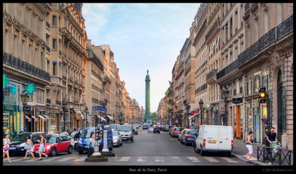 Paris'teki Rue de la paix, üst düzey mücevher alışverişi için bir cennet