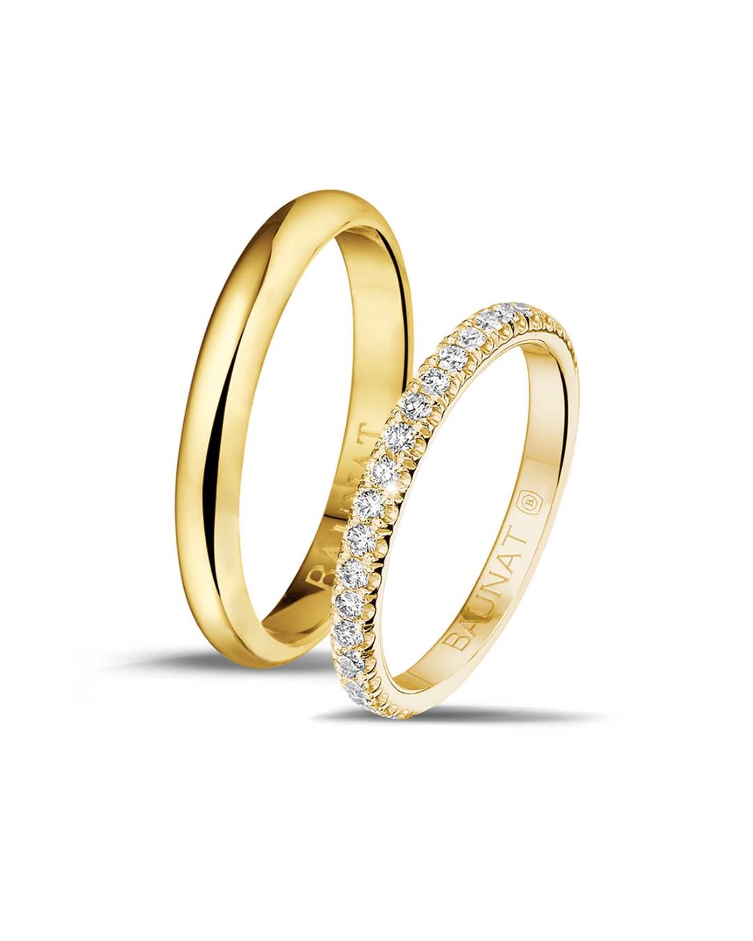 0.26 karaat half-bezette eternity ring in geel goud – past bij alle ringen uit de Fancy Shapes collectie 0.26 karaat half-bezette eternity ring in geel goud – past bij alle ringen uit de Fancy Shapes collectie 0.26 karaat half-bezette eternity ring in ge