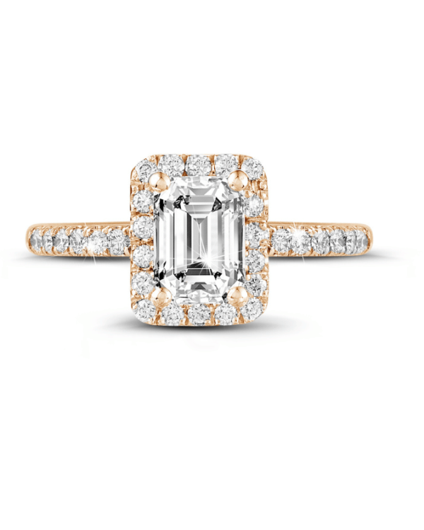 https://www.baunat.com/nl/1-00-karaat-halo-solitaire-ring-met-een-emerald-cut-diamant-in-rood-goud-met-ronde-diamanten3