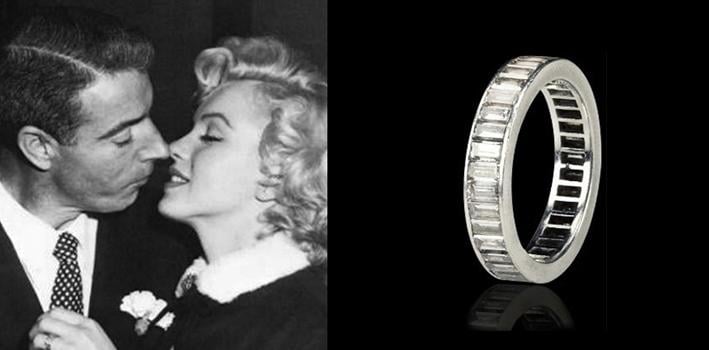 L’alliance rivière de diamants de Marilyn Monroe