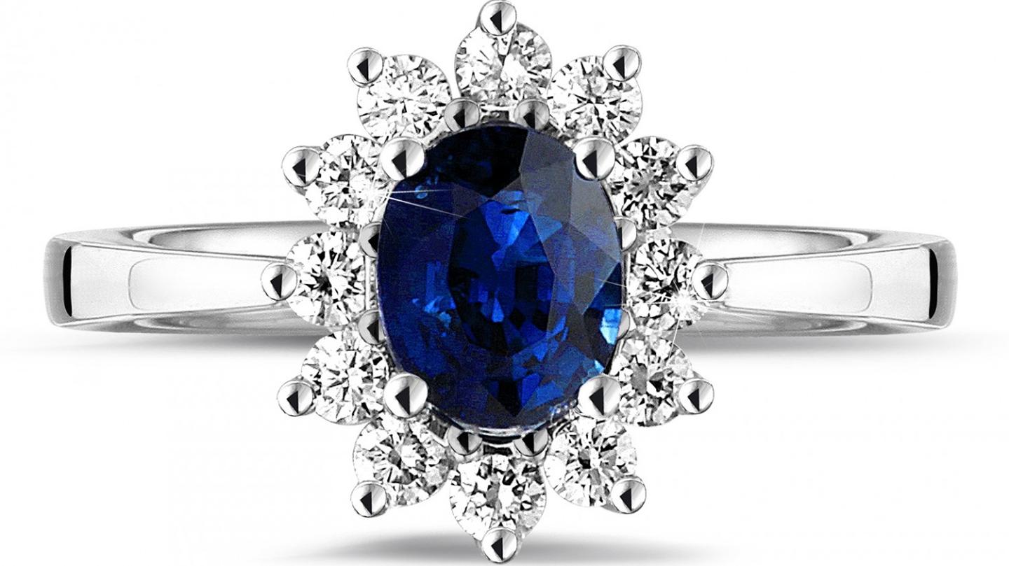 Tendance originale : la bague de fiançailles avec diamant bleu