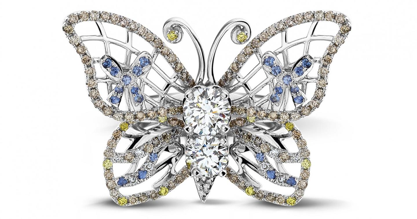 Bagues de diamant inspirées par le règne animal
