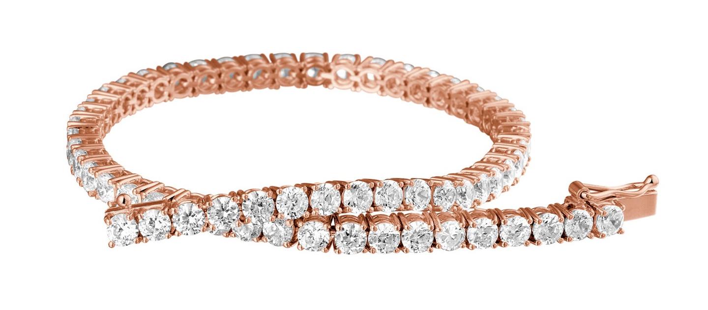 Buying a diamond jewel: choose red gold