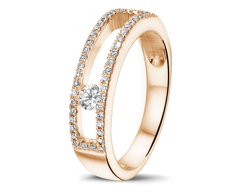 Ein Diamantring, mit dem Sie am Tag der Hochzeit Ihre Gäste überraschen