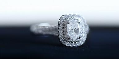 What should I consider when buying a diamond ring?