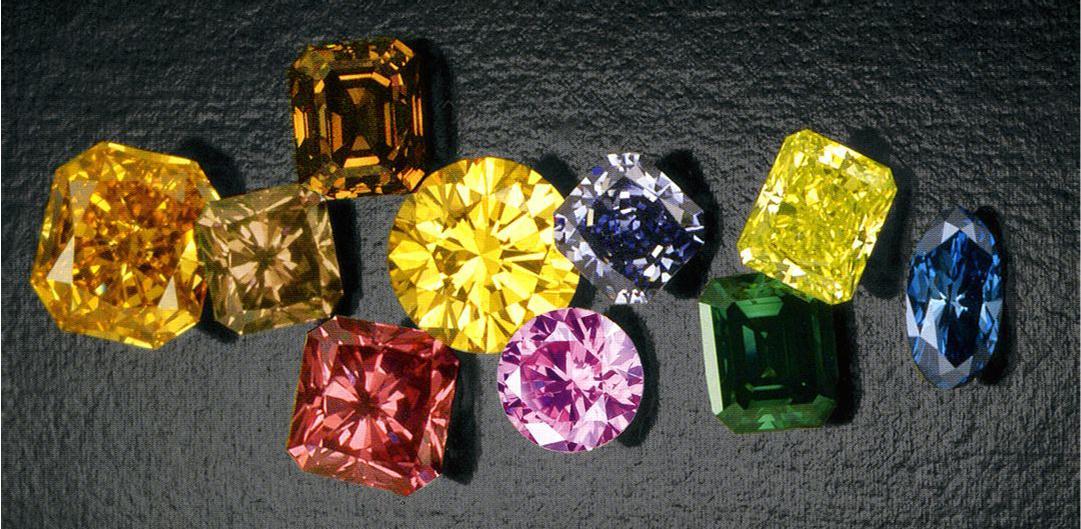 ダイヤモンドの各種カラー