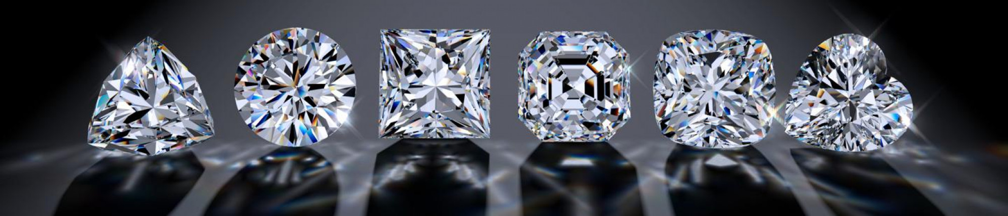 Verschillende soorten geslepen diamanten - BAUNAT