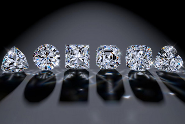 Verschillende soorten geslepen diamanten - BAUNAT