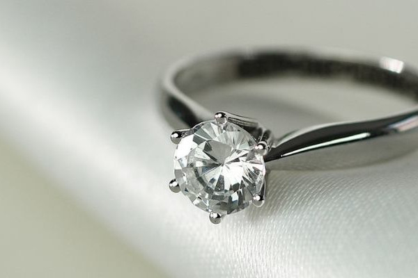 Diamanten solitaire ring