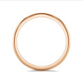 Trouwring met bol oppervlak van 2.00 mm in rood goud