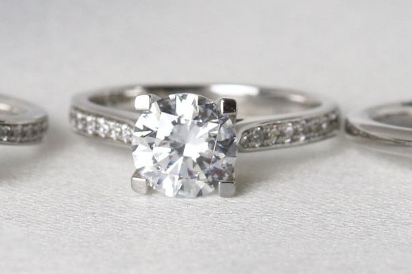 Three diamond rings